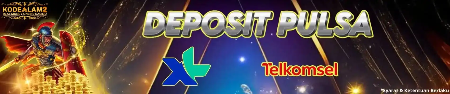 DEPOSIT PULSA TANPA POTONGAN